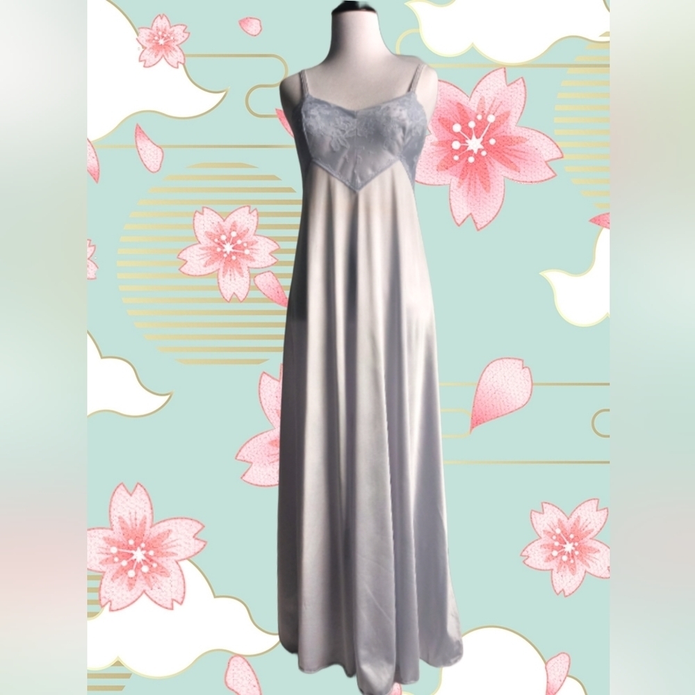 Vintage Nylon Nightgown Slip Dress